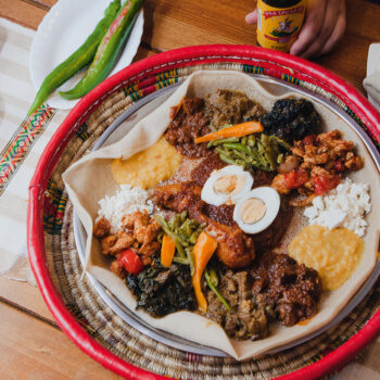 restaurant qeen sheba ethiopian interior food